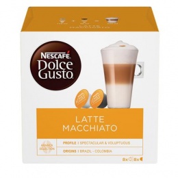 Kávékapszula, 8x2 db,  NESCAFÉ DOLCE GUSTO "Latte Macchiato"